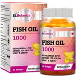 Buy St.Botanica Fish Oil 1000 - 60 Softgels - Purplle