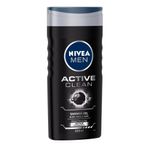 Buy Nivea MEN Shower Gel, Active Clean Body Wash, Men (250 ml) - Purplle