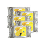Buy Ginni Clea Cleansing & Make Up Remover Wipes (Lemon) (Pack Of 5) (30 Wet Wipes Per Pack) - Purplle