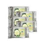 Buy Ginni Clea Cleansing & Make Up Remover Wipes (Cucumber) (Pack Of 5) (30 Wet Wipes Per Pack) - Purplle