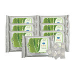 Buy Ginni Clea Cleansing & Make Up Remover Wipes (Aloevera) (Pack Of 7) (10 Wet Wipes Per Pack) With 50 Coin Tissues (Compressed / Magic Wipes) - Purplle