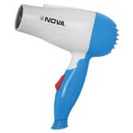 Buy Nova 1000W NV1290 Folding Hair Dryer (Blue) - Purplle