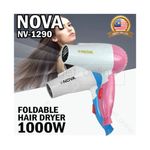 Buy Nova 1000W NV1290 Folding Hair Dryer (Blue) - Purplle