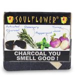 Buy Soulflower Soap Charcoal You Smell Good (150 g) - Purplle