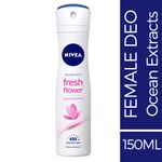 Buy NIVEA Deodorant Fresh Flower Women 150ml - Purplle
