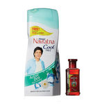 Buy Navratna Cool Talc Active Deo (400 g) + Navratna Almond Cool Oil (50 ml) worth Rs 35 free - Purplle