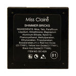 Buy Miss Claire Shimmer Brick 01 - Purplle