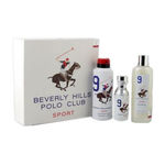 Buy Beverly Hills Polo Club Gift Set White 9 For Men Pack Of 3 Edt Shower Gel Deodorant - Purplle