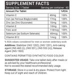 Buy INLIFE Chelated Iron Folic Acid Supplement with Vitamin C, E, B12, Zinc & Selenium for Men Women - 60 Tablets - Purplle
