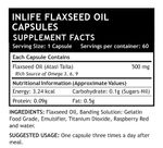 Buy INLIFE Flaxseed Oil - Extra Virgin Cold Pressed Oil, 60 Capsules - Purplle