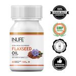 Buy INLIFE Flaxseed Oil - Extra Virgin Cold Pressed Oil, 60 Capsules - Purplle
