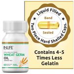 Buy INLIFE Wheat Germ Oil 500 mg, 60 Capsules - Purplle