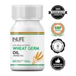 Buy INLIFE Wheat Germ Oil 500 mg, 60 Capsules - Purplle