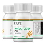 Buy INLIFE Wheat Germ Oil 500 mg, 60 Capsules - Purplle