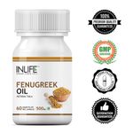 Buy INLIFE Fenugreek Seed Oil (60 Vegetarian Capsules) Sugar Balance and Womens Health - Purplle