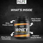 Buy Inlife Whey Protein Powder With Isolate Concentrate Hydrolysate & Digestive Enzymes - 400 Grams (Vanilla) - Purplle