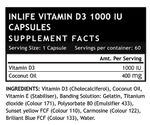 Buy Inlife Vitamin D3 1000IU Cholecalciferol 60 Caps - Purplle