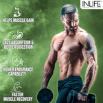 Buy INLIFE Muscle Mass Gainer Protein Powder with Whey Protein – 1 Kg (Chocolate) - Purplle