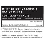 Buy Inlife Garcinia Cambogia Slim Weight Loss Fat Burner Supplement (60% HCA) 1200 mg (per serving)- 60 Veg. Capsules - Purplle