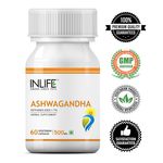 Buy INLIFE Ashwagandha Extract (7% Withanolides) 500mg, 60 Veg Capsules, Stress Reliever - Purplle
