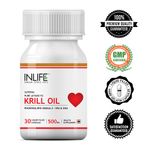 Buy INLFIE Krill Oil Phospholipid Omega 3 with Astaxanthin 500mg - 30 Capsules - Purplle