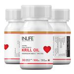 Buy INLFIE Krill Oil Phospholipid Omega 3 with Astaxanthin 500mg - 30 Capsules - Purplle