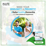 Buy INLIFE Cow Colostrum Supplement, 500mg (60 Vegetarian Capsules) - Purplle