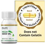 Buy INLIFE Neem Seed Oil Supplement, 500mg (60 Vegetarian Capsules) - Purplle