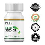 Buy INLIFE Neem Seed Oil Supplement, 500mg (60 Vegetarian Capsules) - Purplle