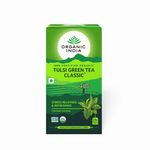 Buy Organic India Tulsi Green Tea Classic 25 Tea Bags - Purplle