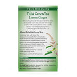 Buy Organic India Tulsi Green Tea Lemon Ginger 25 Tea Bags - Purplle