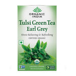 Buy Organic India Tulsi Green Tea Earl Grey 25 Tea Bags - Purplle