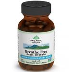 Buy Organic India Breathe Free 60 Capsules Bottle - Purplle