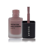 Buy SUGAR Cosmetics Tip Tac Toe Nail Lacquer - 07 Carpe Creme (Matte Nude Pink) - Purplle