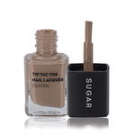 Buy SUGAR Cosmetics Tip Tac Toe Nail Lacquer - 011 Cream Come True (Brown Nude) - Purplle