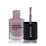 Buy SUGAR Cosmetics Tip Tac Toe Nail Lacquer - 017 Lilac Lustre (Pink Lilac) - Purplle