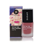 Buy SUGAR Cosmetics Tip Tac Toe Nail Lacquer - 036 Holly Golightly (Matte Nude) - Purplle
