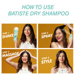 Buy Batiste Dry Shampoo Instant Hair Refresh Clean & Classic Original (200 ml) - Purplle