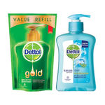 Buy Dettol Cool Liquid Hand Wash (200 ml) + Dettol Gold Liquid Daily Clean Hand Wash (185 ml) - Purplle
