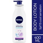 Buy NIVEA Body Lotion, Whitening Cool Sensation, SPF 15, For All Skin Types, 400ml - Purplle