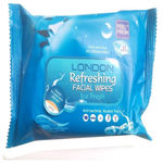 Buy London Refreshing Facial 100 Wipe Wet Face Tissue Cleansing Moisturising Set of 4 - Purplle