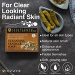 Buy Soulflower Cleansing Sandalwood Soap for radiant & glowing skin, 100% Pure & Natural, Handmade SLS Free, Cold Processed, 150g - Purplle