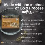 Buy Soulflower Cleansing Sandalwood Soap for radiant & glowing skin, 100% Pure & Natural, Handmade SLS Free, Cold Processed, 150g - Purplle