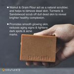 Buy Soulflower Cleansing Sandalwood Soap for radiant & glowing skin, 100% Pure & Natural, Handmade SLS Free, Cold Processed, 150g - Purplle