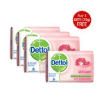 Buy Dettol Skincare Soap (3 x 75 g) with Free Soap (75 g) - Purplle
