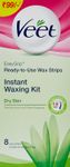 Buy Veet Full Body Waxing Kit for Dry Skin - 8 Strips - Purplle