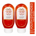 Buy Globus Remedies Aha, Bha & Kojic Acid Face Wash 100 ml (Pack Of 2) - Purplle