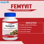 Buy Healthvit Femyvit Women Multivitamin Minerals 60 Tablets - Purplle