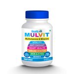 Buy Healthvit Mulvit Multivitamins And Minerals 60 Tablets - Purplle