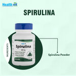 Buy Healthvit Spirulina 500mg 60 Capsules - Purplle